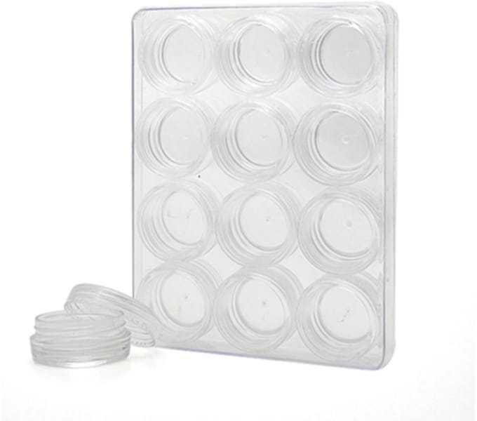 CHIMP Plastic Lege Potjes 5 ml -12 stuks
