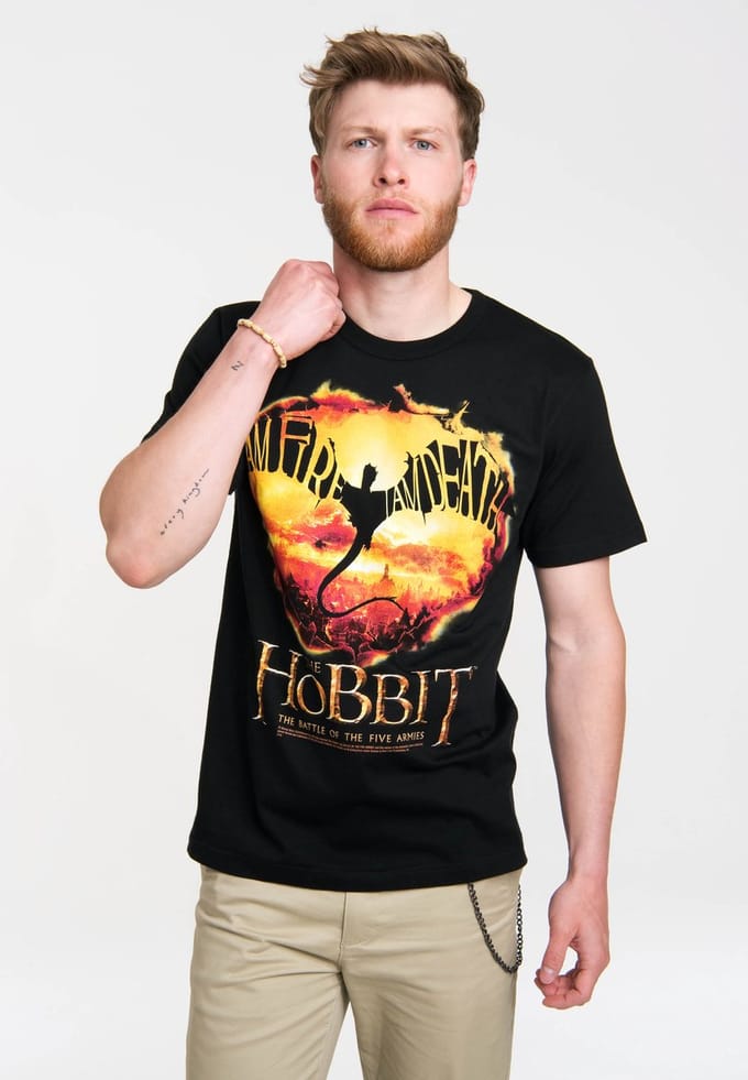 Logoshirt T-Shirt I Am Fire, I Am Death - Hobbit