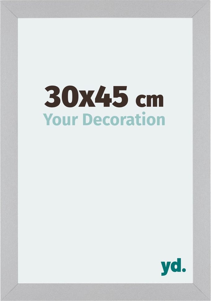 Your Decoration - Fotolijst 30x45 cm - MDF - Zilver Mat - Mura