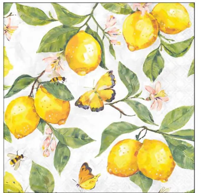 Ambiente - servetten - Fresh Lemons - 25 x 25 cm