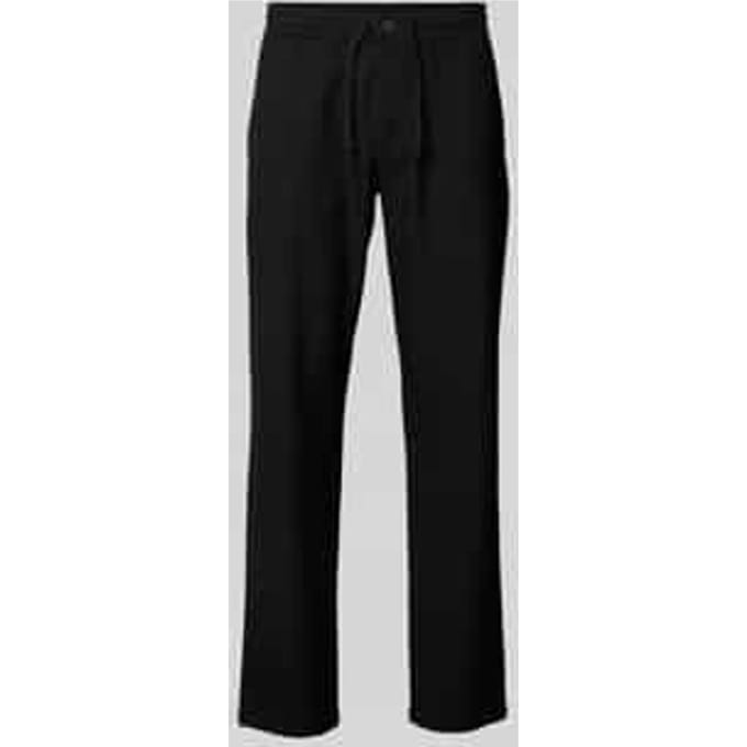 broek met rechte pijpen met viscose model 'ROBERT'
