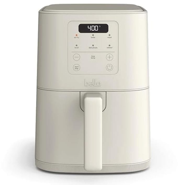 4 Liter Airfryer met Keramische Antiaanbaklaag en Instelbare Temperatuur