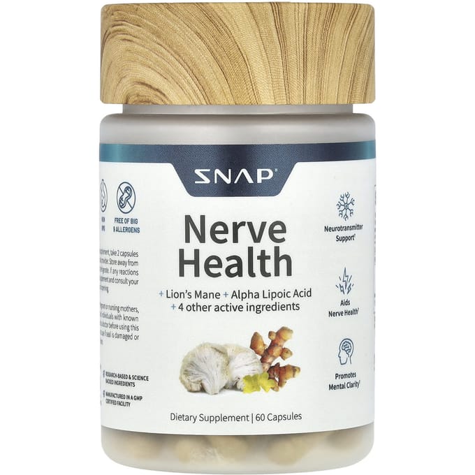 Snap Supplements, Santé du système nerveux, 60 capsules