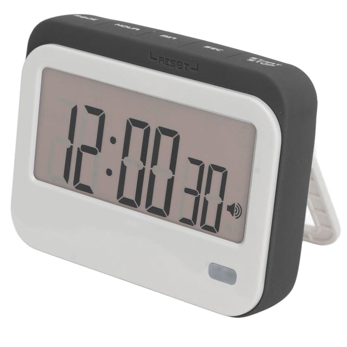 Grote Cijfers Digitale Timer Wekker Stil Kleine Digitale Keukentimer voor Koken Leren gray