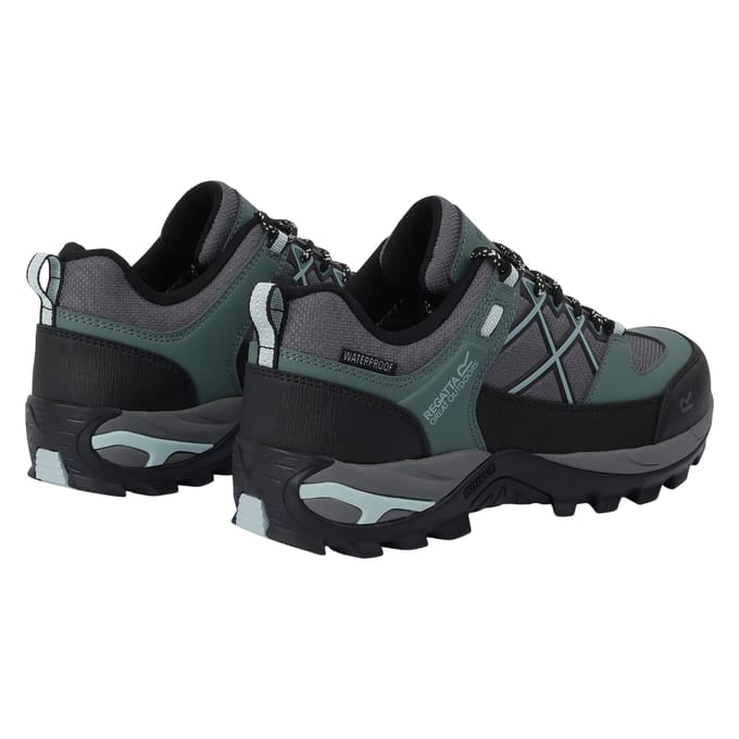 Regatta Dames/Dames Samaris III Laag Loopschoenen (Gewone groen/graniet)