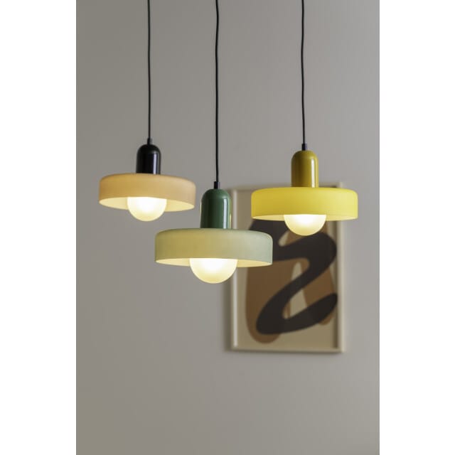 Leitmotiv hanglamp opaco grato black w. warm grey