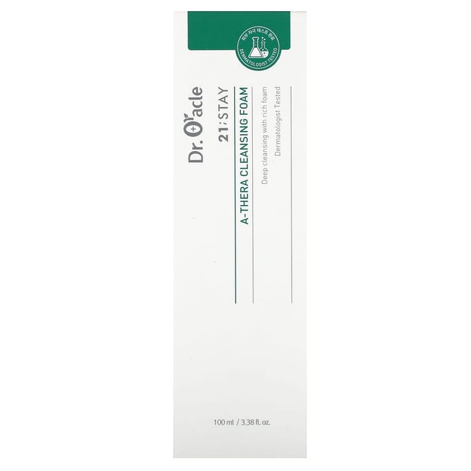 Dr. Oracle, 21;Blijf, A-Thera Reinigingsschuim, 3,38 fl oz (100 ml) gray