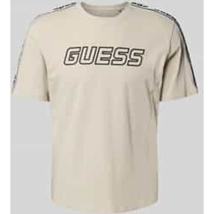 T-shirt met labeldetail