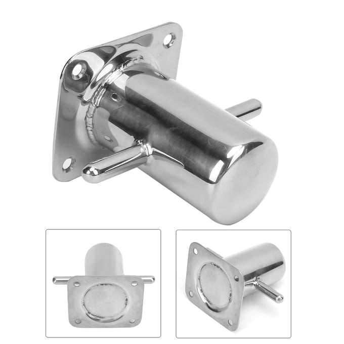 316 Roestvrij Staal Enkele Meertuimelaar Heavy Duty Kruisklamp Kikkert Marine Hardware 90mm/3.5in white