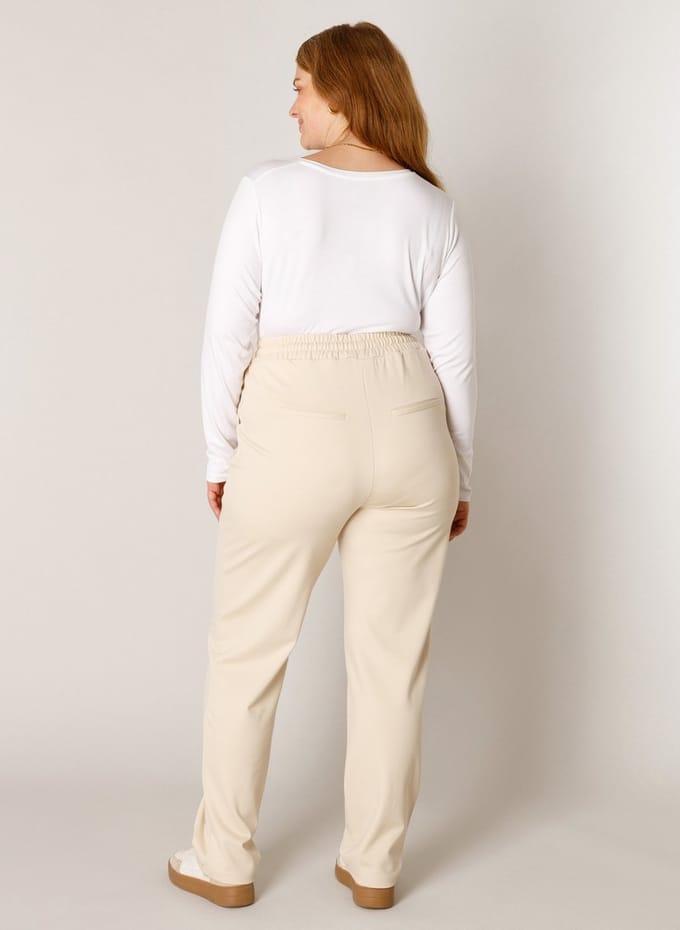BASE LEVEL CURVY Yoanna Broek - Light Beige - maat X-0(44)