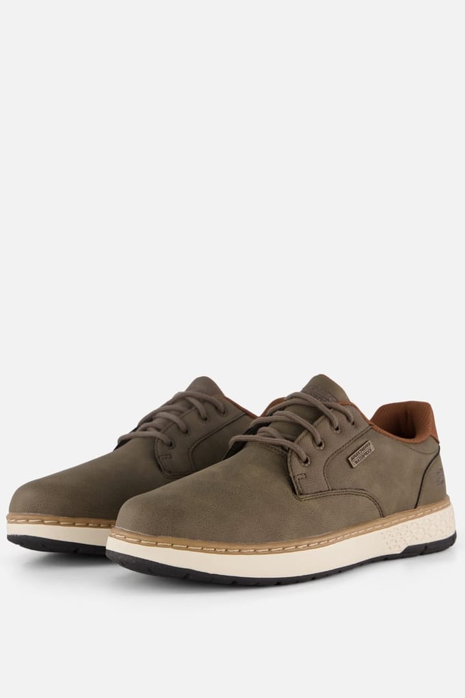 Skechers GARLAN - PRYOR Heren Veterschoenen - Olive