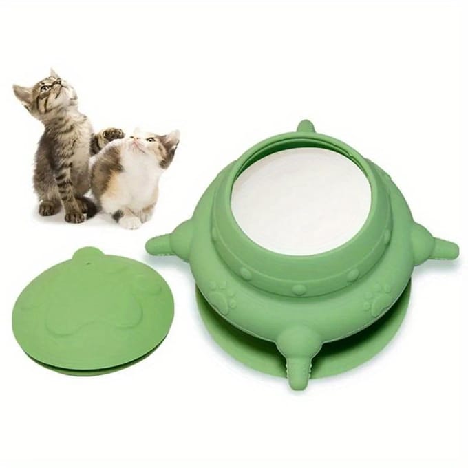 Biberon en silicone souple pour bébé et animal de compagnie, accessoire créatif pour chaton, lapin, chiot, chat bleu