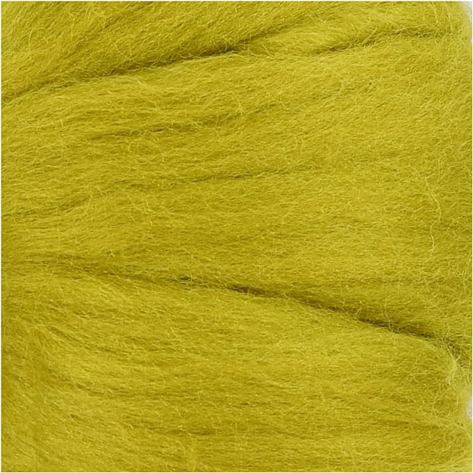Merino Wol, dikte 21 my, lemon, 100 gr/ 1 doos