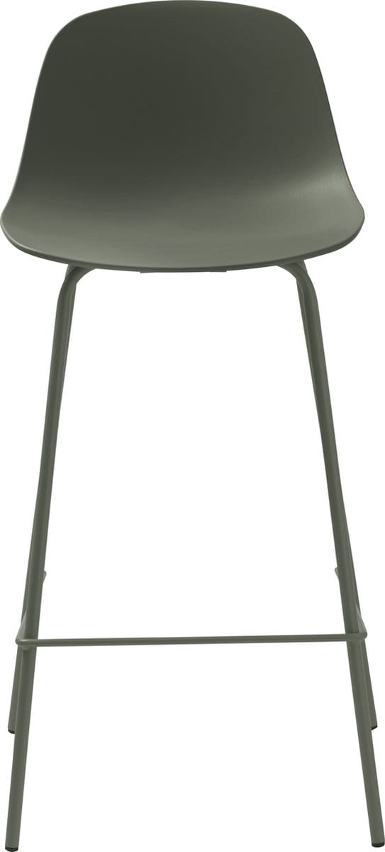 Barstoel Whitby - Olijfgroen - barstoelen set van 2