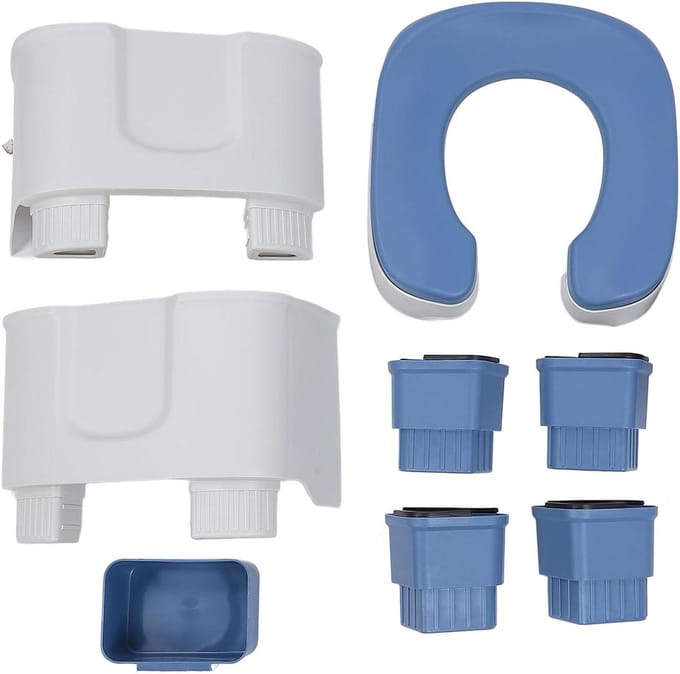 Douchestoel Opvouwbaar - Badkamer Hulpmiddel - Veiligheid Thuis - Antislip Basis - 37x37x42cm - Blauw