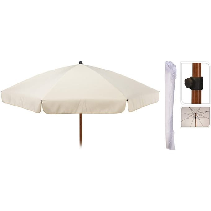 Ambiance Verstelbare Tuinparaplu Crème 200 cm