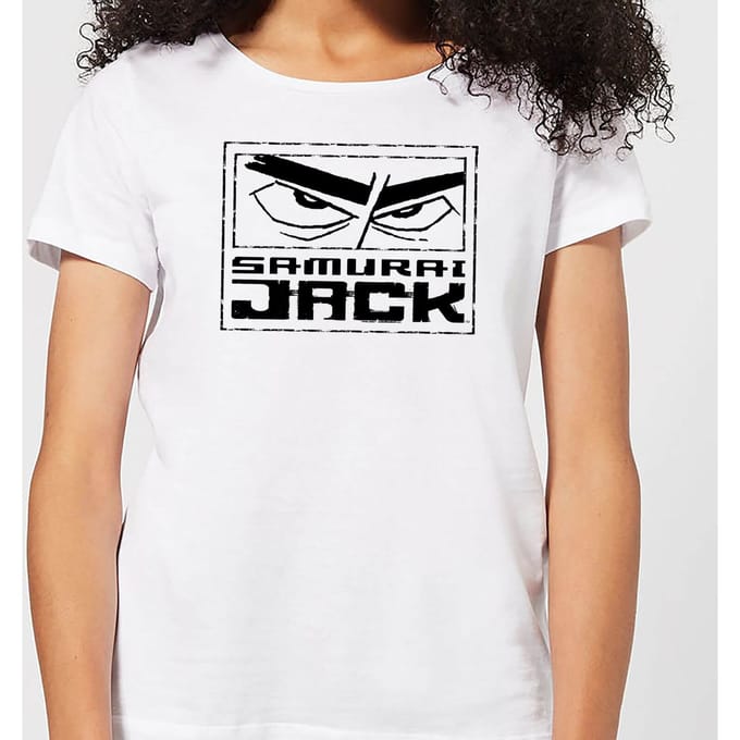 Samurai Jack Stylised Logo Women's T-Shirt - White - S