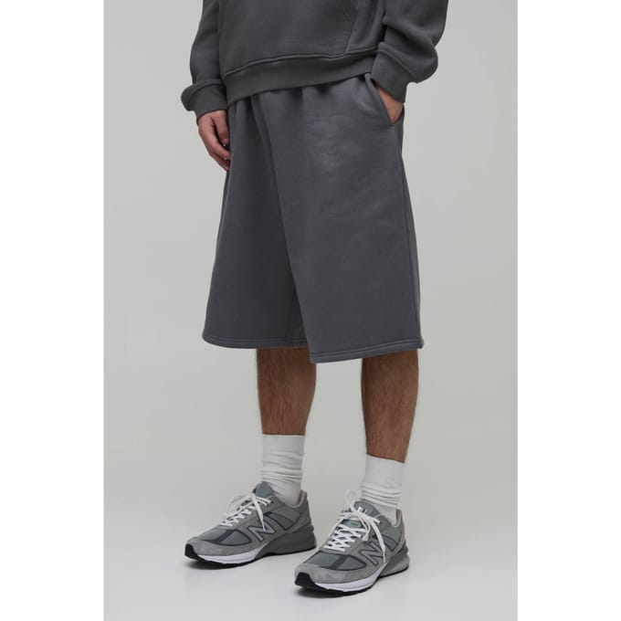 Essential Jersey Jort | Charcoal | Size Small