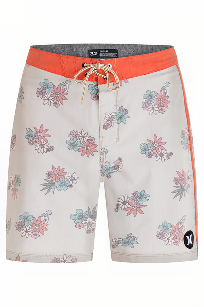 Hurley Phntm Naturals Tailgate 18 Boardshort Khaki Maat: 30 | Zwembroeken Outlet | Heren | Ecru