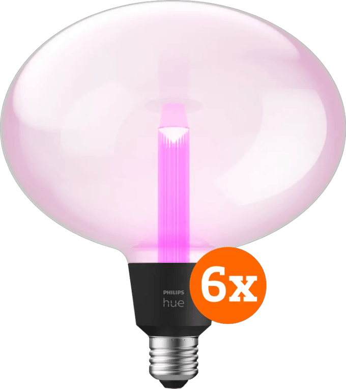 Philips Hue Lightguide Ellipse White and Color E27 6-pack