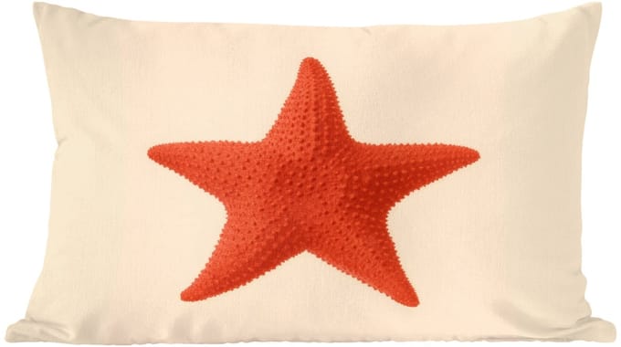 Sierkussens - Kussentjes Woonkamer - 60x40 cm - Zeester - Bobbels - Rood