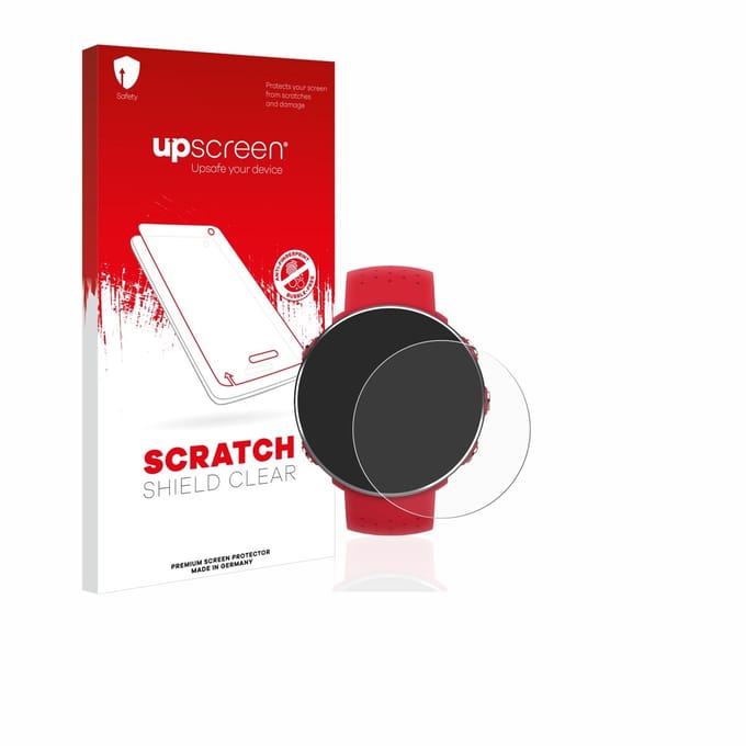 upscreen - Screenprotector voor Polar Vantage M - Folie Beschermfolie transparant