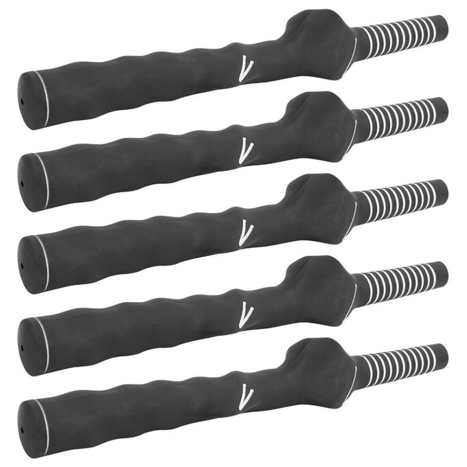 5 STUKS Golf Swing Club Handgrip Rubber Beginner Oefening Training Correctie Accessoire Gatdiameter black