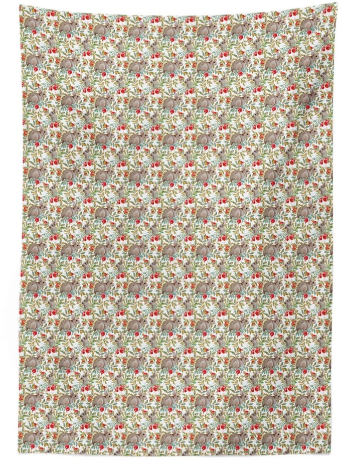 ABAKUHAUS Tafellaken Haas – 140x200 cm – Multicolor satijn, machinewasbaar
