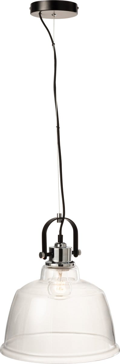 J-Line hanglamp Magali - metaal - transparant