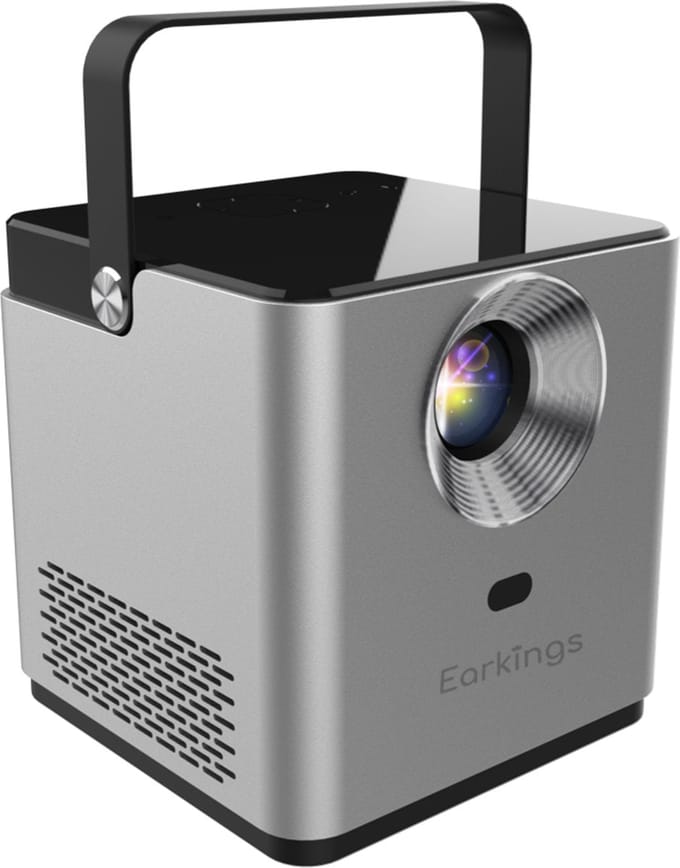 Beamer Projector inclusief Afstandsbediening met Android Apps - Grijs