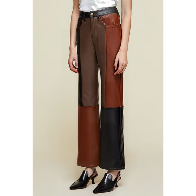 Lois River Patch Three Colours Patch Size: W25 | Leather Pants Outlet | Dames |