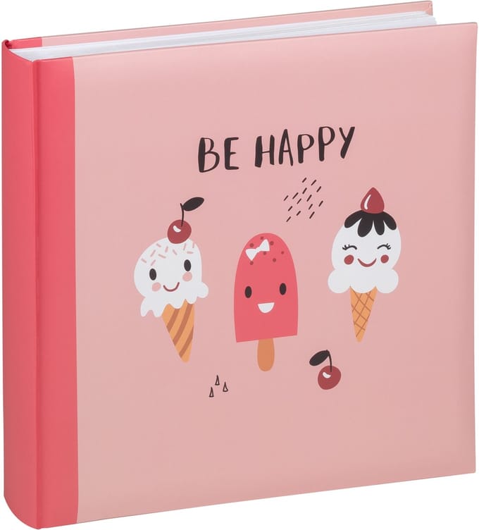 Walther FA-281-2 Be Happy - Kinderalbum - Formaat 26 x 25 cm - Roze