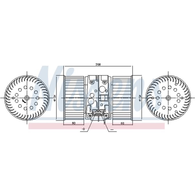 Binnenventilator NISSENS 87448