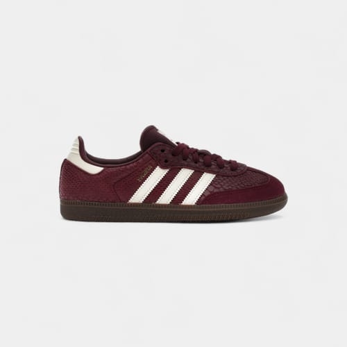 Sneakers adidas Samba OG Snakeskin Maroon Cream White (Women's)
