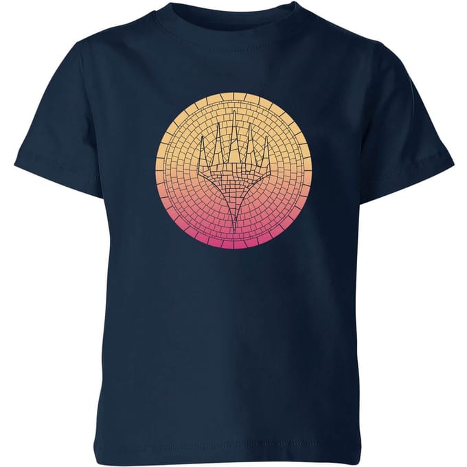 Magic: The Gathering Theros: Beyond Death Planeswalker Symbol Gradient Kids' T-Shirt - Navy - 146/152 (11-12 jaar)