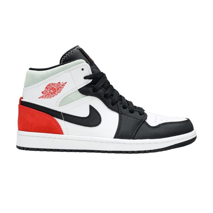 Air Jordan 1 Mid SE 'Red Black Toe' 40.5 black