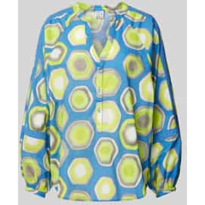 Blouse met all-over print