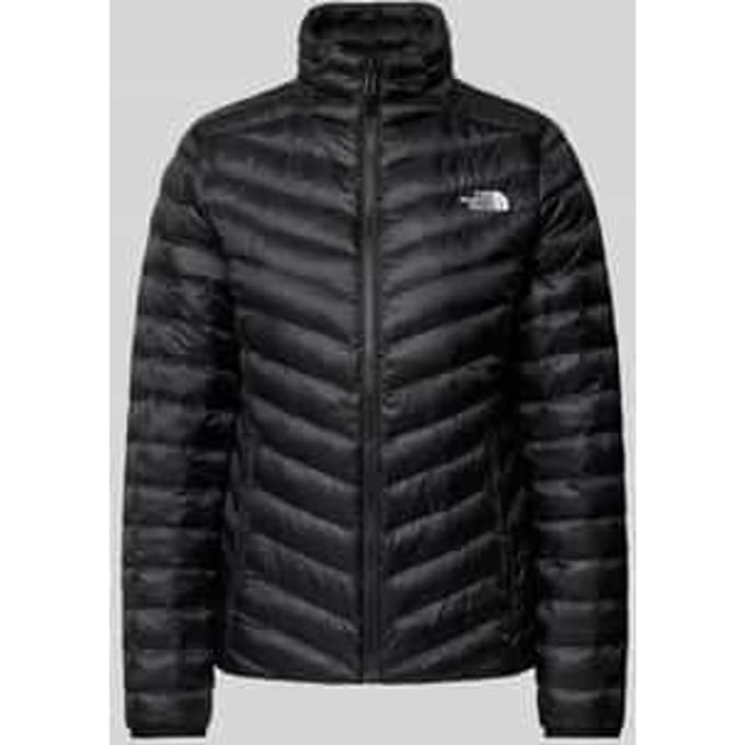 Regular fit gewatteerd jack met logostitching, model 'HUILA'