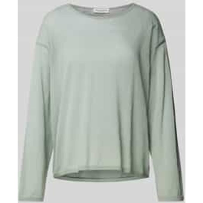 Gebreide pullover met extra brede schouders