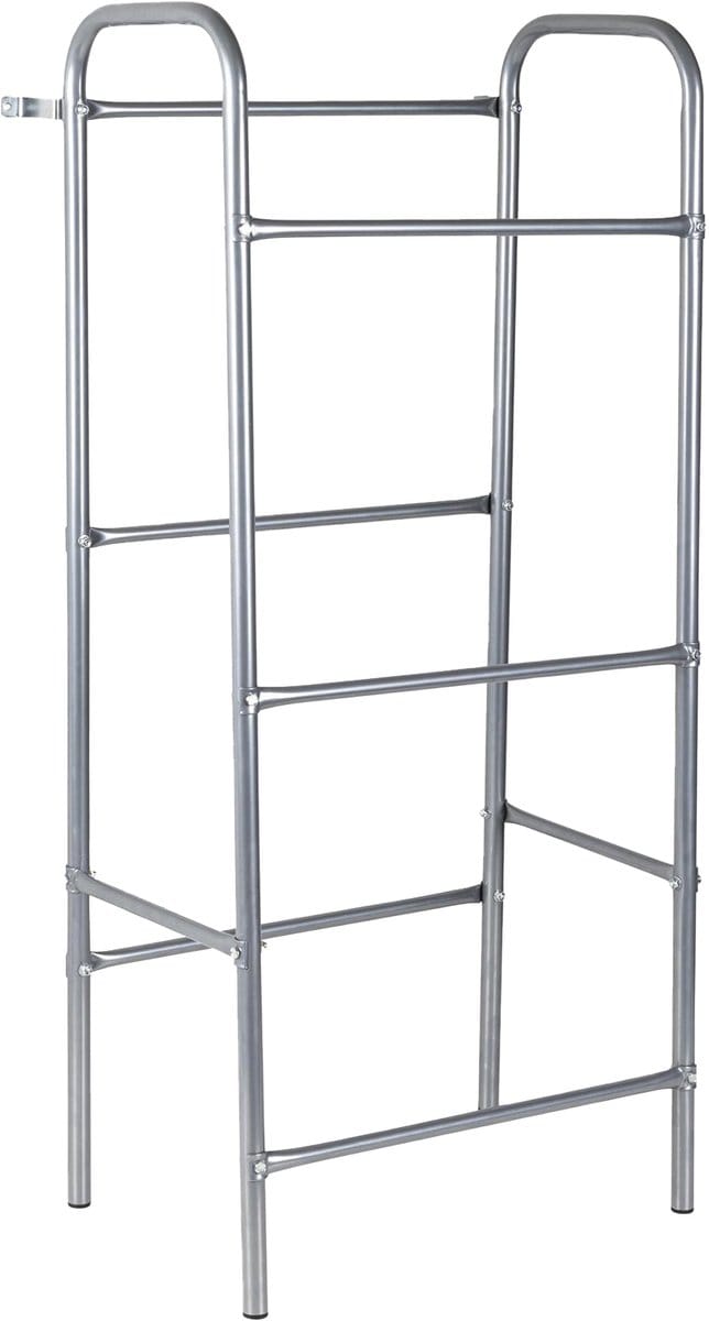 Haushalt 40470- Krattenrek voor 3 kratten - Zilver