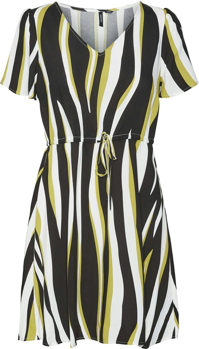 VERO MODA - VMEASY JOY SS SHORT DRESS WVN GA - Dames - Mini jurken