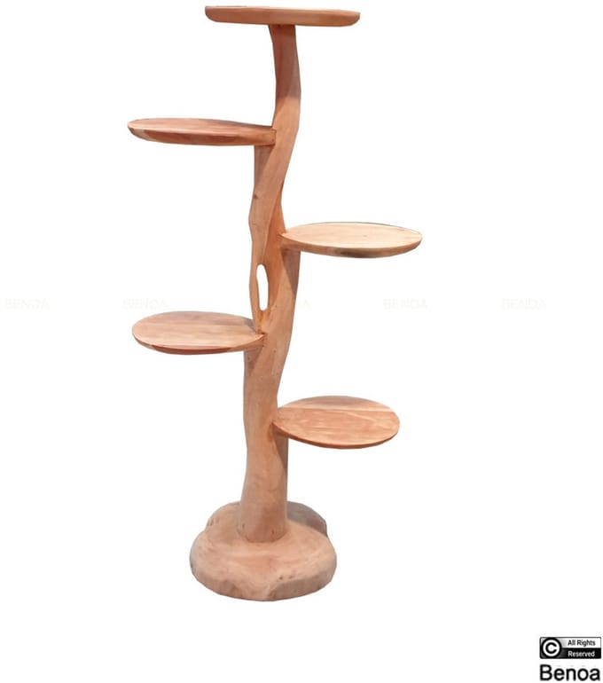 Suar Boom Sculptuur Rond