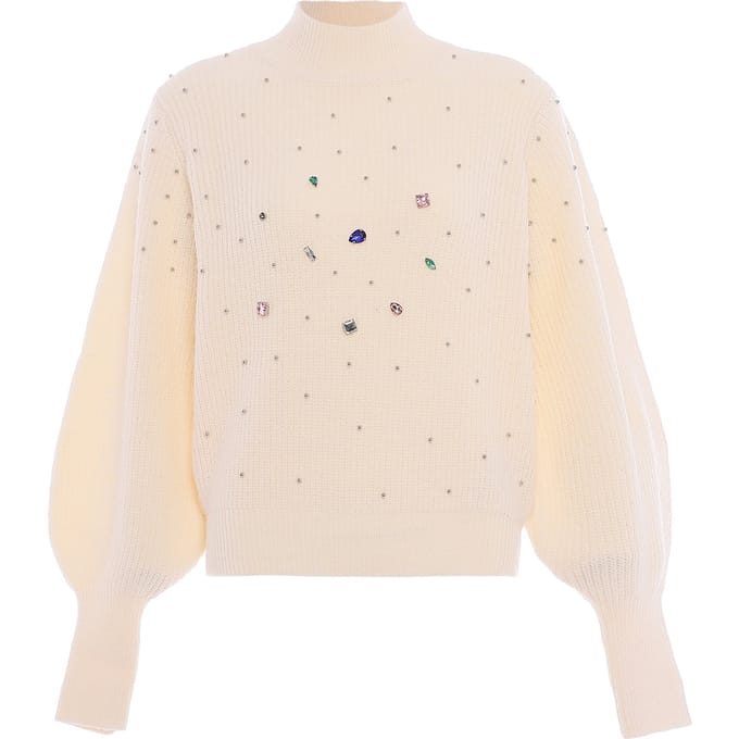 Faina Jumper Dames wolwit