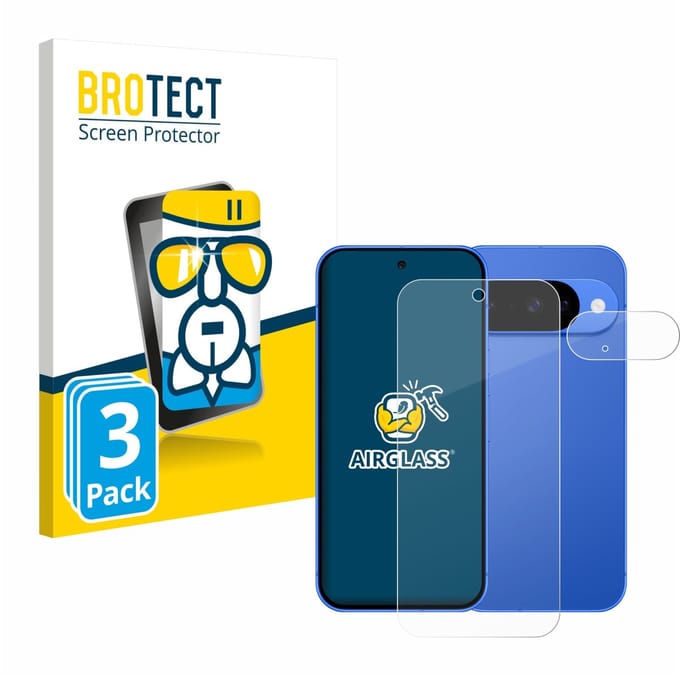 Screenprotector 3 Stuks voor Google Pixel 10 (Voor+Camera) Beschermglas transparant
