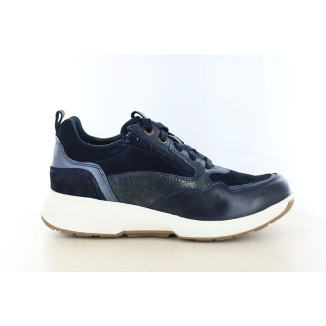 Dames Veterschoenen Xsensible Grenoble Navy Fantasy Hx Donkerblauw - Maat 40