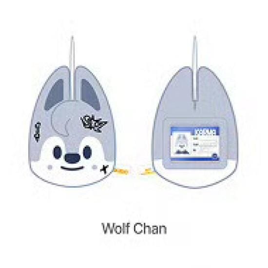 Stray Kids  POP-UP store officiële merchandise SKZOO NAAMTAG Wolf chan white