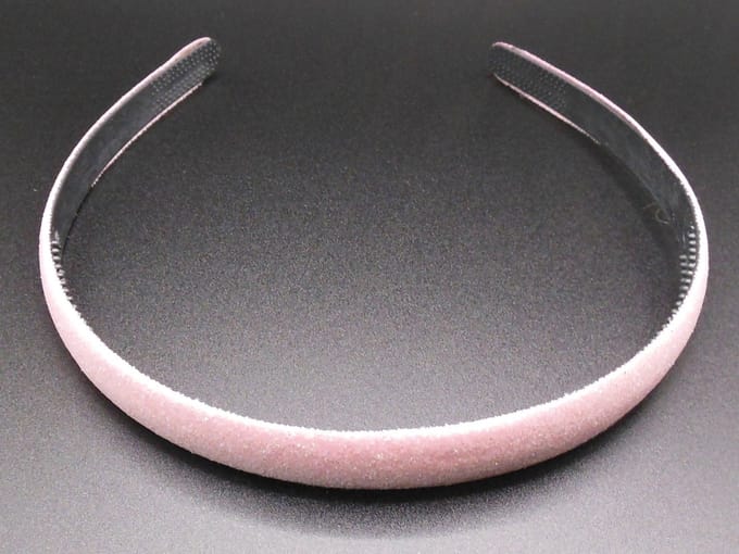 Diadeem roze glitter