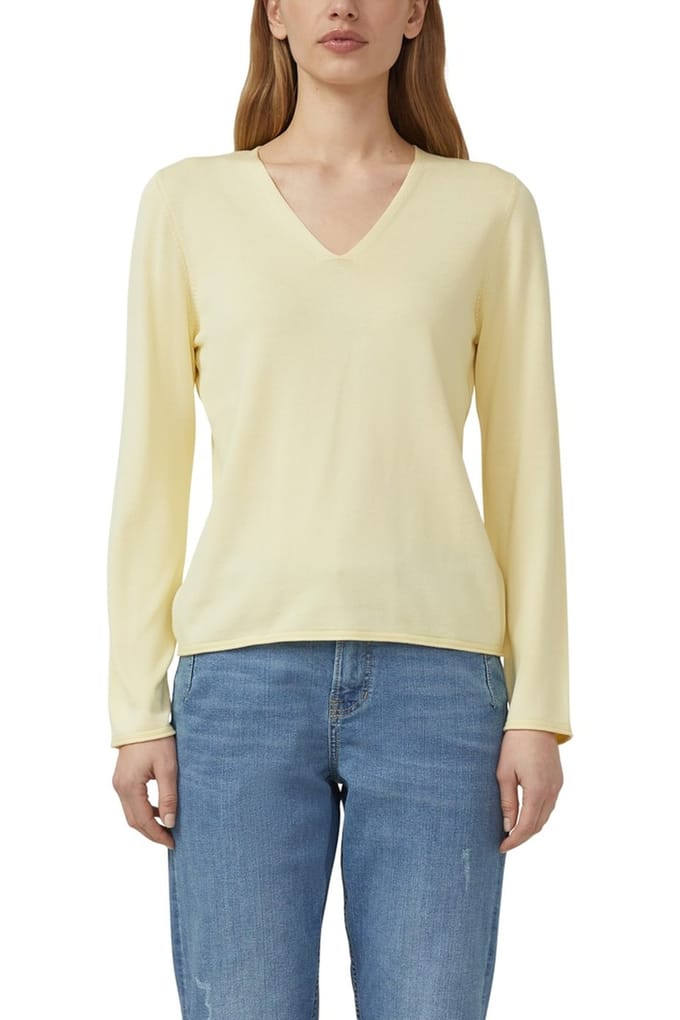 s.Oliver  Pullover Yellow Taglia: 44 | Maglie a manica lunga Outlet | Donna | Giallo