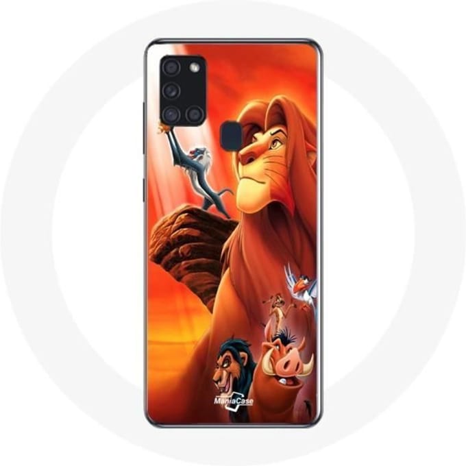 Samsung Galaxy A21S Hoesje De Lion King Simba en Mufasa