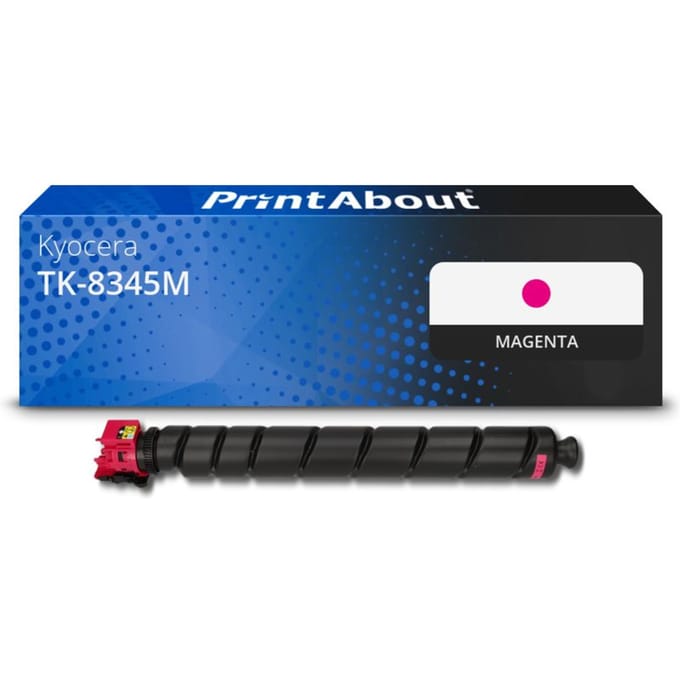 PrintAbout huismerk Toner TK-8345M Magenta Geschikt voor Kyocera